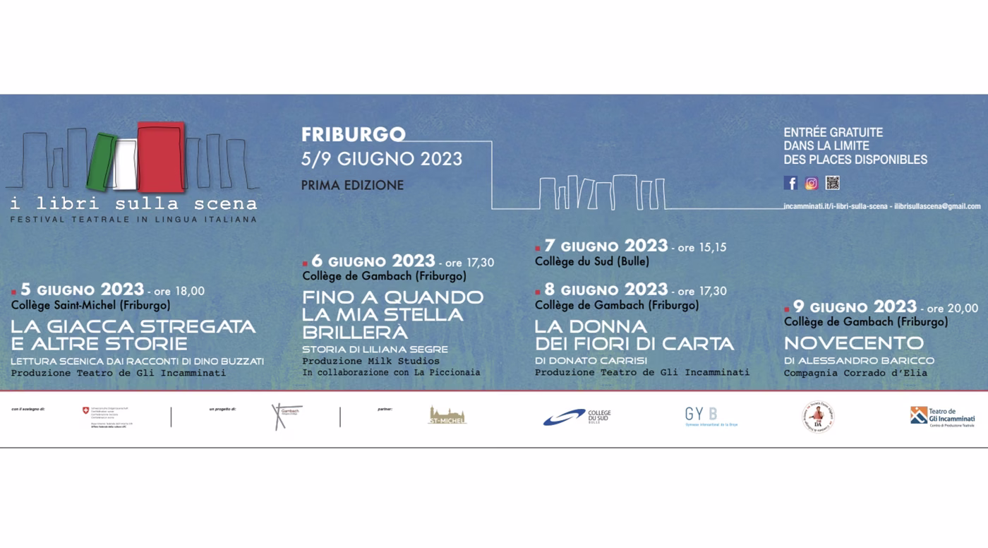Locandina «I libri sulla scena»